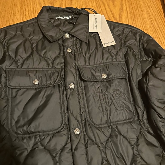 Palm Angels embroidered logo quilted jacket - Picture 5 of 6
